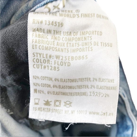 3x1 NYC Flare Leg Jeans Size 31 - Picture 9 of 9